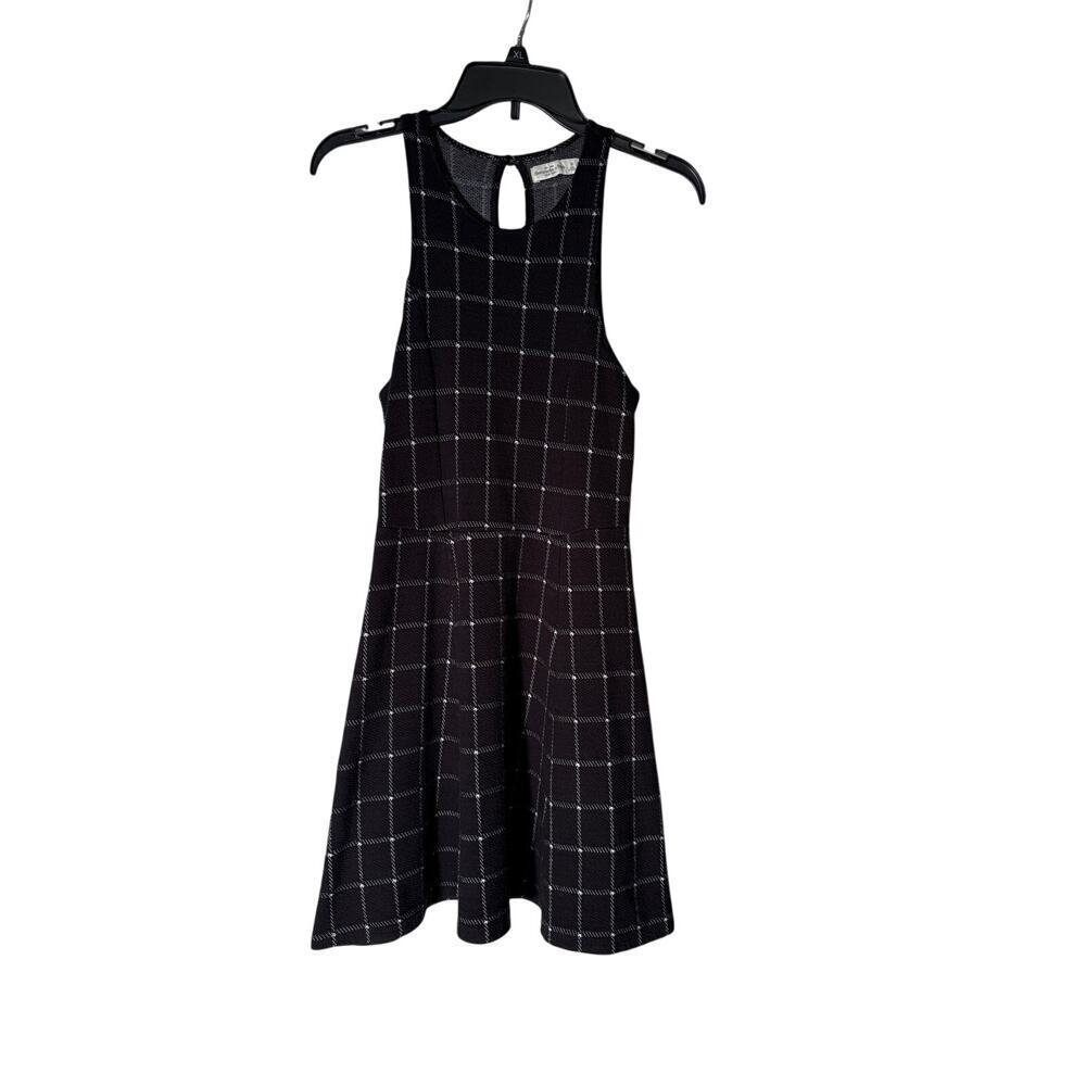 Abercrombie and Fitch Jumper Size 4 Black White Plaid